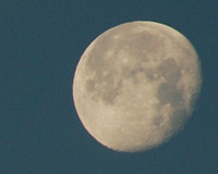 Moon with major cropping